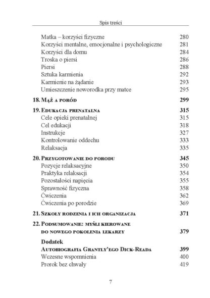 Porod-bez-leku spis tresci 3 ksiazki uzywane antykwariat Szczecin