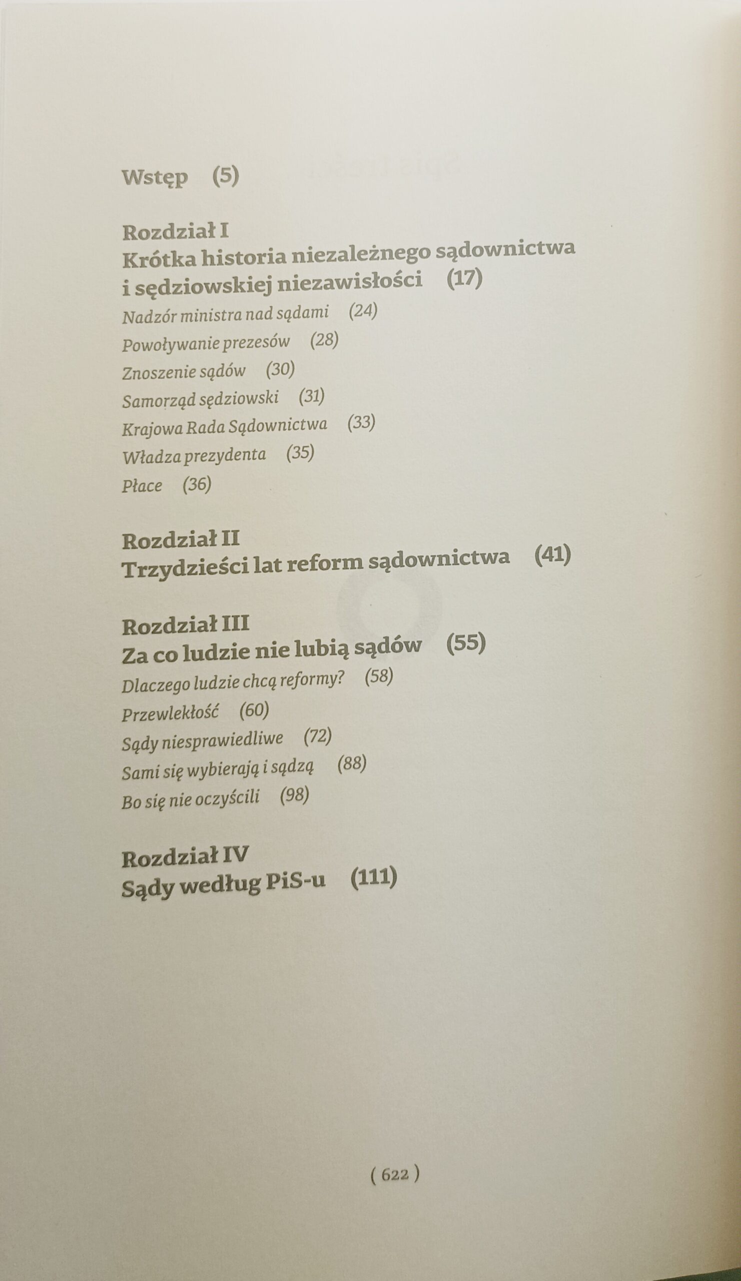 sędziowie mówią spis treści książki w antykwariat książki używane Szczecin