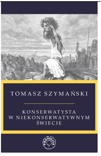 Konserwatysta okładka ksiazki w antykwariat ksiazki uzywane Szczecin