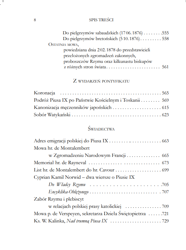 Pius IX spis tresci 4 ksiazki uzywane Szczecin