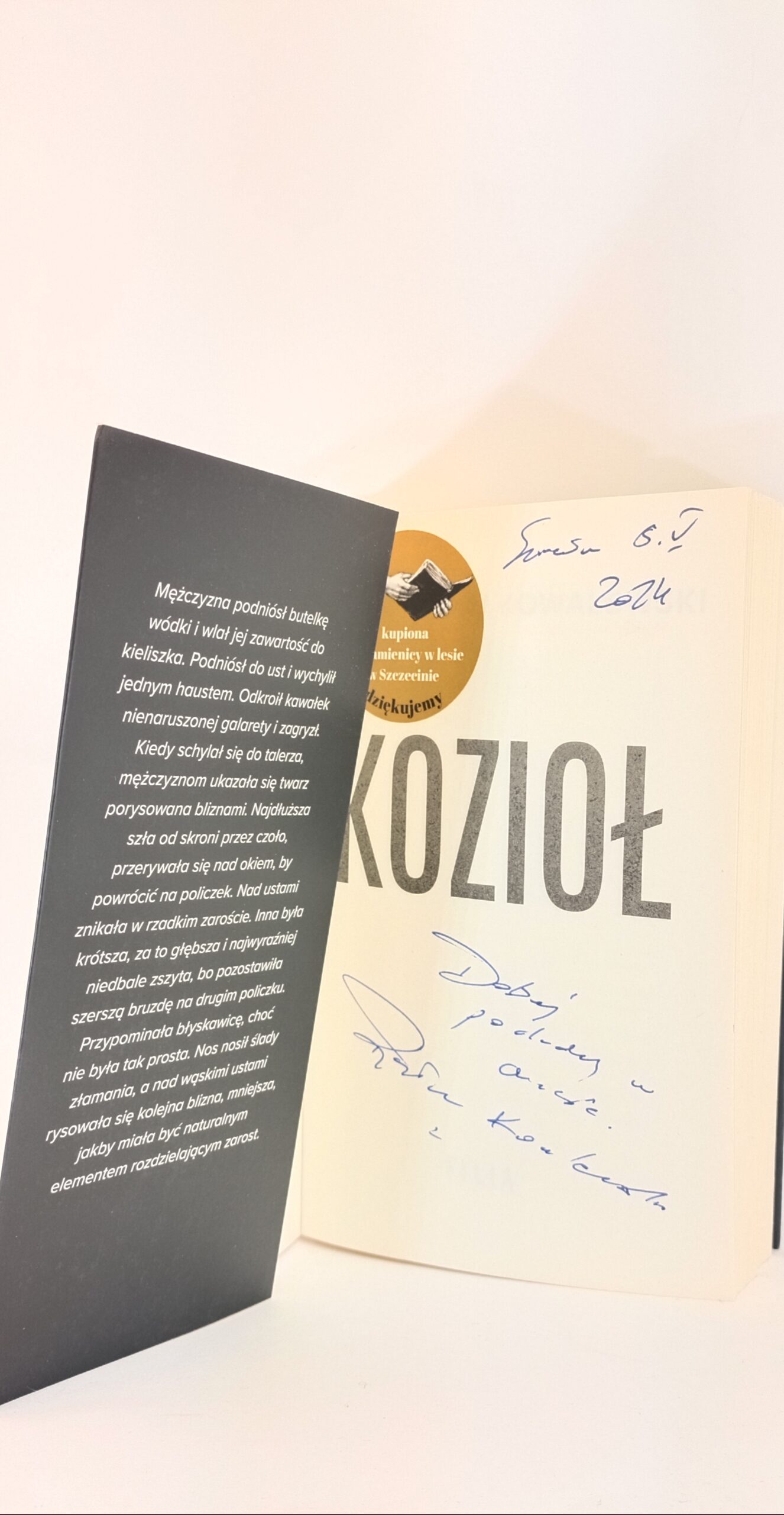 Kozioł okładka przód książki w antykwariat książki używane Szczecin