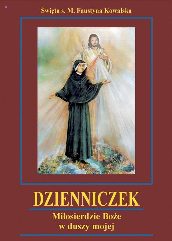 dzienniczek miłosierdzie Boże okladka ksiazki w antykwariat ksiazku uzywane Szczecin