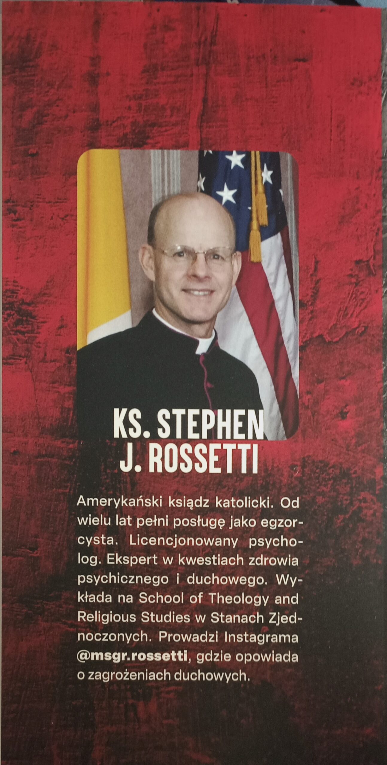 dziennik amerykańskiego egzorcysty zdjęcie autora książki w antykwariat książki używane Szczecin