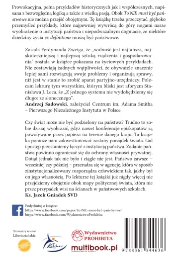 to nie musi być państwowe tył ksiazki w antykwariat ksiazki używane Szczecin