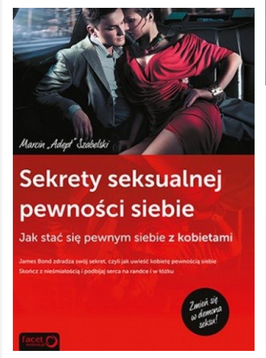 sekrety seksualnej pewności siebie okładka ksiazki w antykwariat ksiazki używane Szczecin
